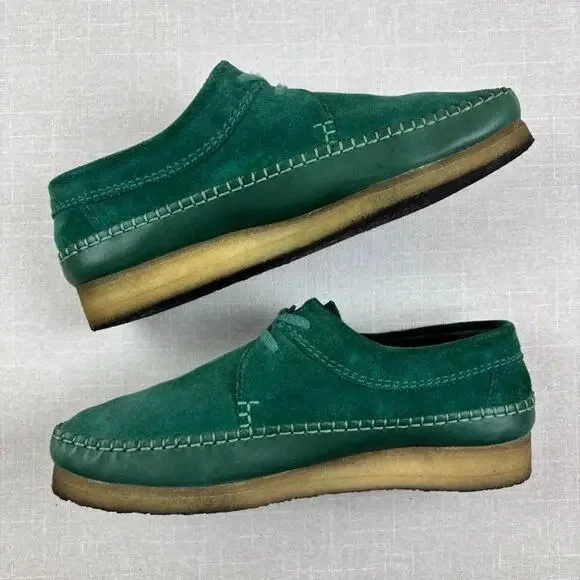 🍀 2018 Supreme x Clarks Weaver “Green” 11M - Picture 4 of 7